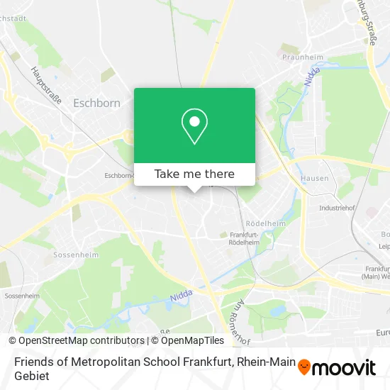 Карта Friends of Metropolitan School Frankfurt