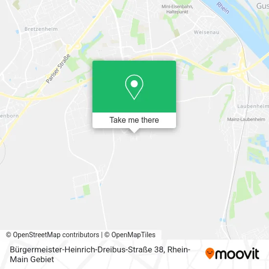 Карта Bürgermeister-Heinrich-Dreibus-Straße 38