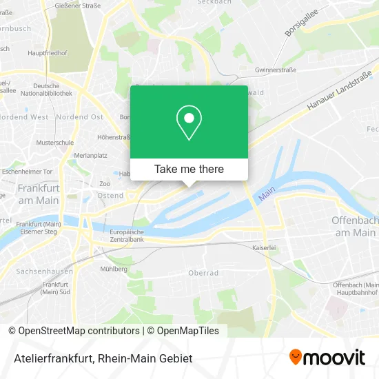 Карта Atelierfrankfurt
