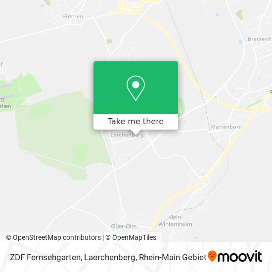 ZDF Fernsehgarten, Laerchenberg map