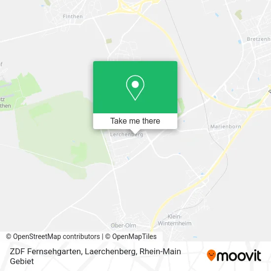 ZDF Fernsehgarten, Laerchenberg map