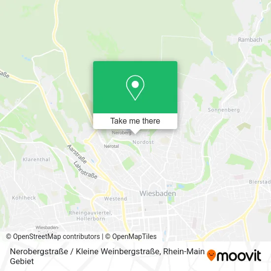 Карта Nerobergstraße / Kleine Weinbergstraße