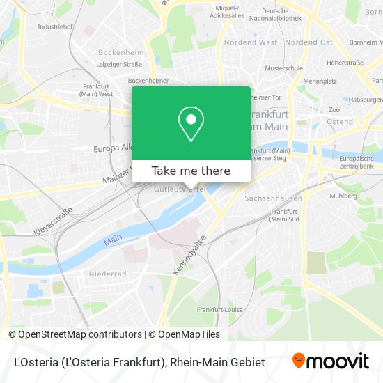 L'Osteria (L'Osteria Frankfurt) map
