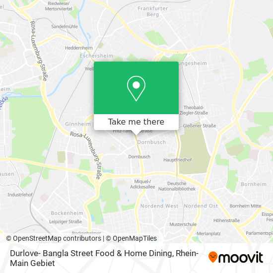 Durlove- Bangla Street Food & Home Dining map