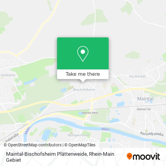 Maintal-Bischofsheim Plättenweide map