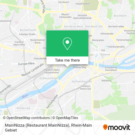Карта MainNizza (Restaurant MainNizza)