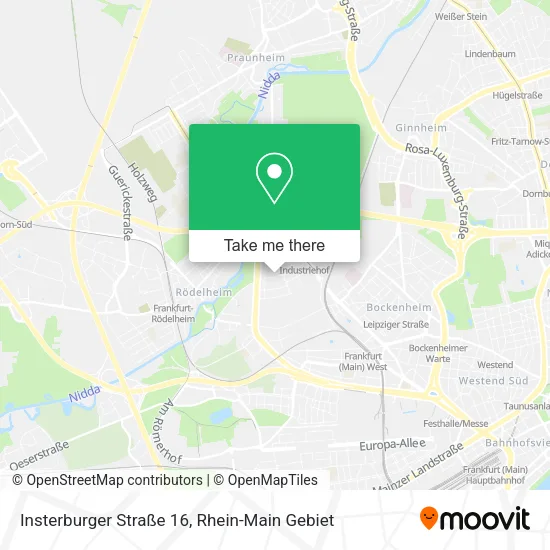 Карта Insterburger Straße 16