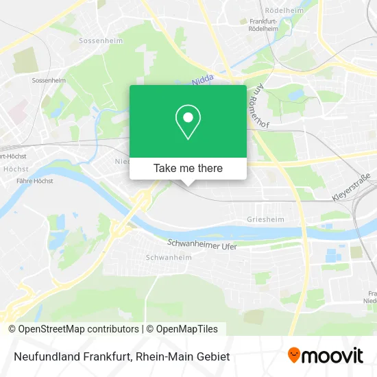 Карта Neufundland Frankfurt
