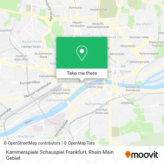 Kammerspiele Schauspiel Frankfurt map