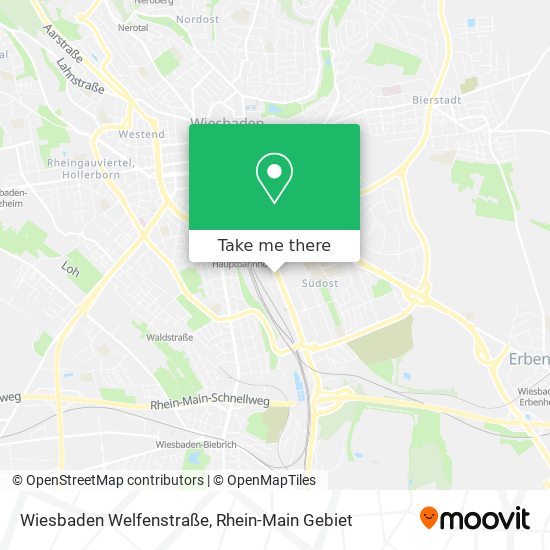 Wiesbaden Welfenstraße map