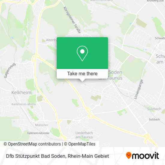 Карта Dfb Stützpunkt Bad Soden