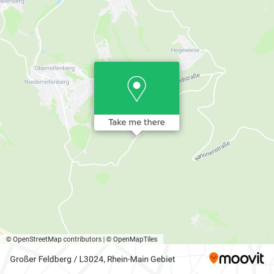 Großer Feldberg / L3024 map