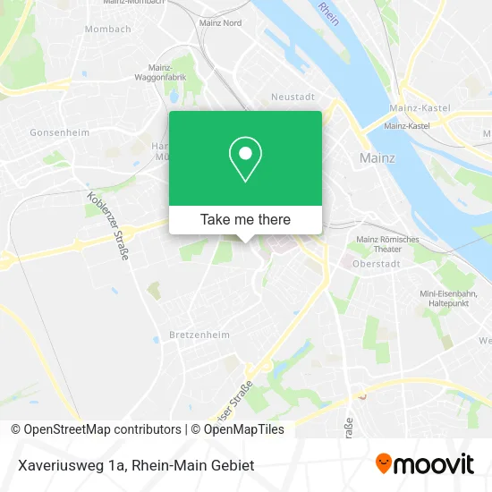 Карта Xaveriusweg 1a