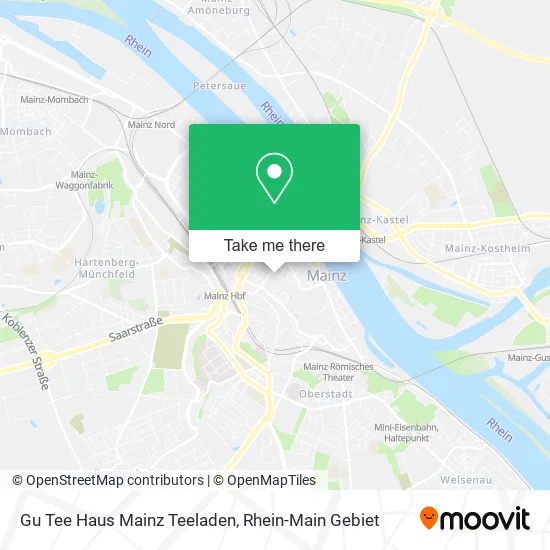Карта Gu Tee Haus Mainz Teeladen