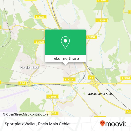 Sportplatz Wallau map