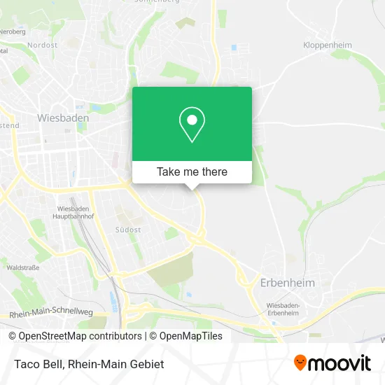 Карта Taco Bell