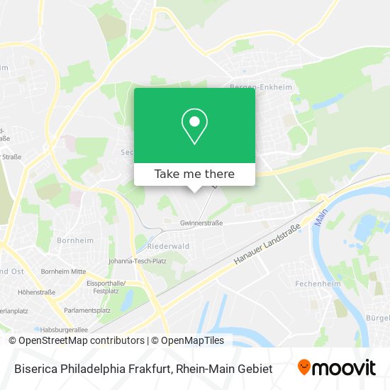 Biserica Philadelphia Frakfurt map