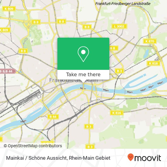 Mainkai / Schöne Aussicht map