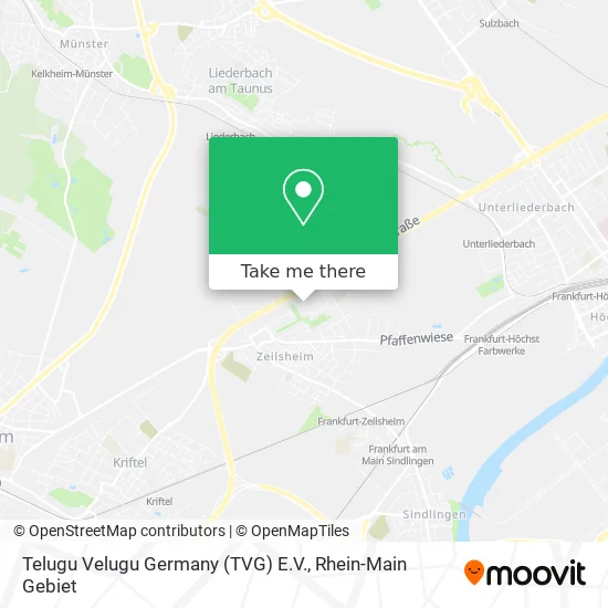 Карта Telugu Velugu Germany (TVG) E.V.