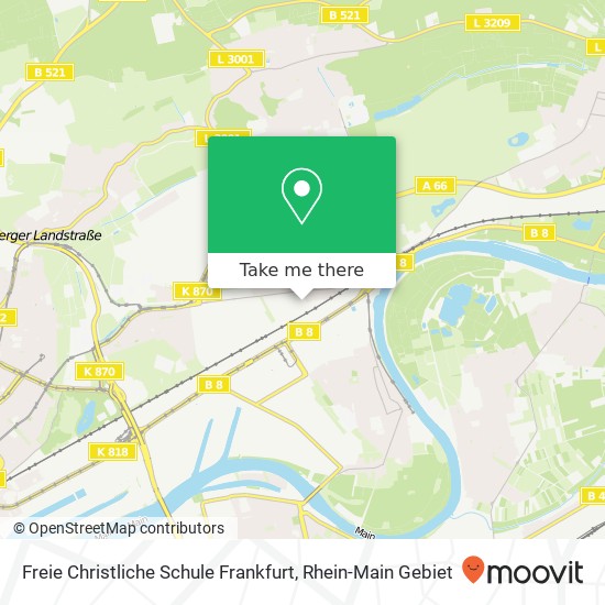 Freie Christliche Schule Frankfurt map