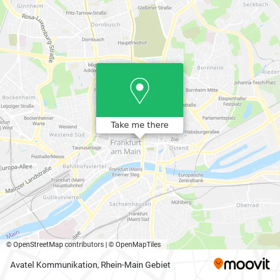 Карта Avatel Kommunikation