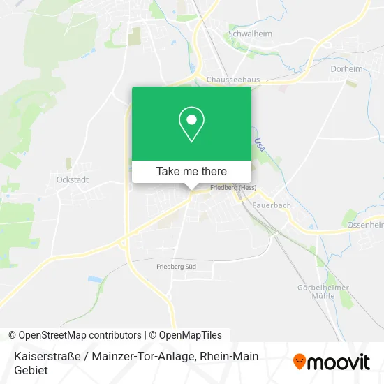 Карта Kaiserstraße / Mainzer-Tor-Anlage
