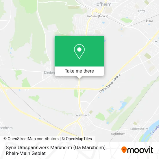 Карта Syna Umspannwerk Marxheim (Ua Marxheim)