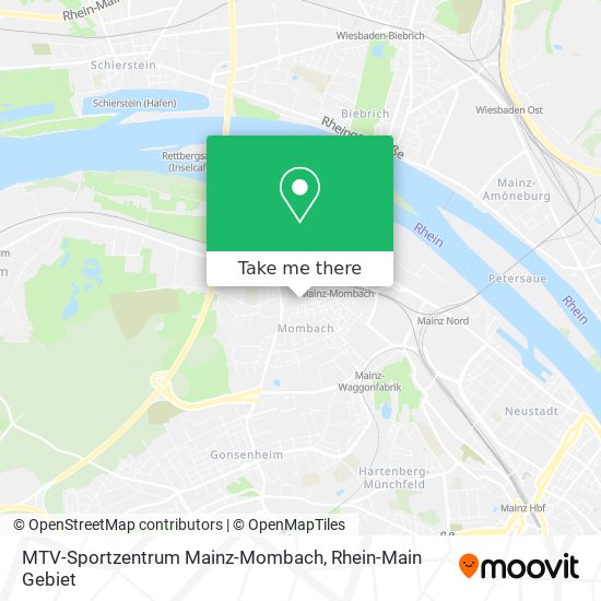 MTV-Sportzentrum Mainz-Mombach map