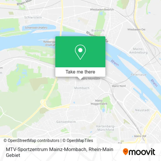 Карта MTV-Sportzentrum Mainz-Mombach