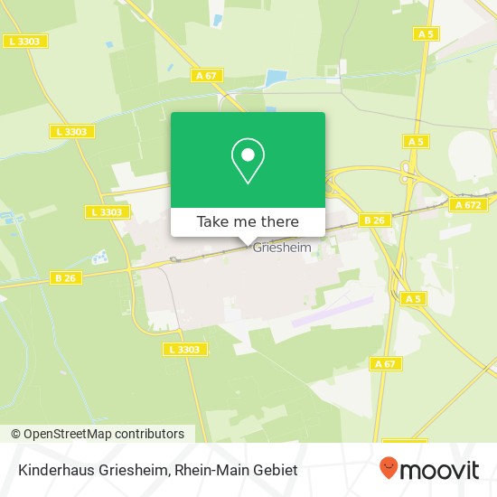 Kinderhaus Griesheim map
