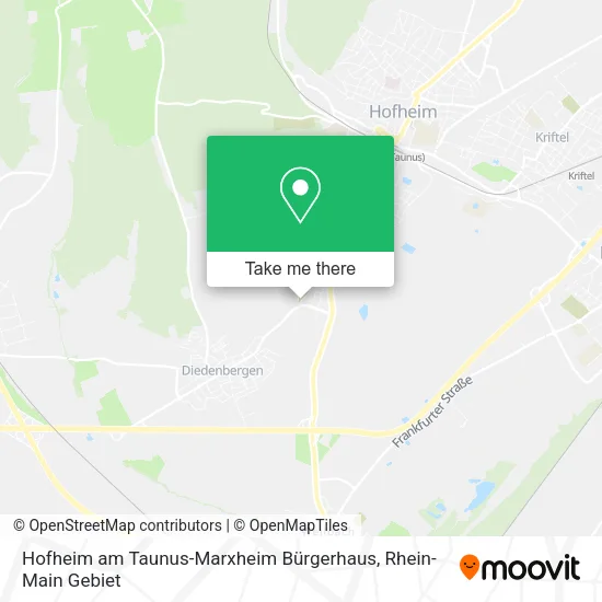 Карта Hofheim am Taunus-Marxheim Bürgerhaus