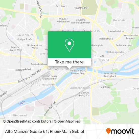 Alte Mainzer Gasse 61 map