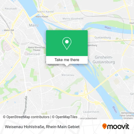 Карта Weisenau Hohlstraße