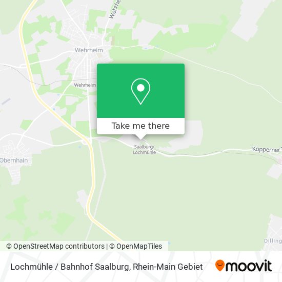 Lochmühle / Bahnhof Saalburg map
