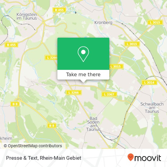 Presse & Text map