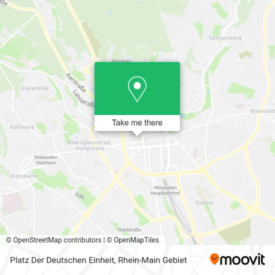 Карта Platz Der Deutschen Einheit