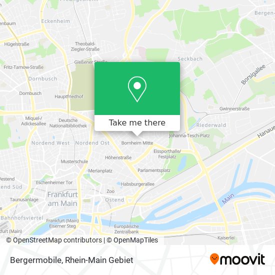 Bergermobile map