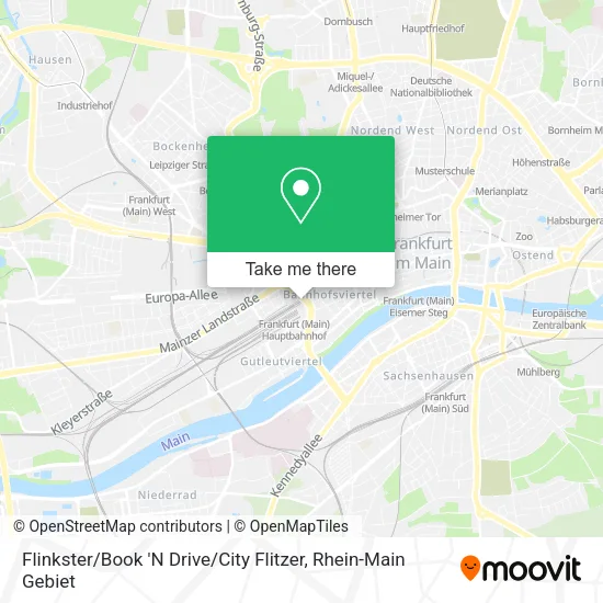 Карта Flinkster / Book 'N Drive / City Flitzer