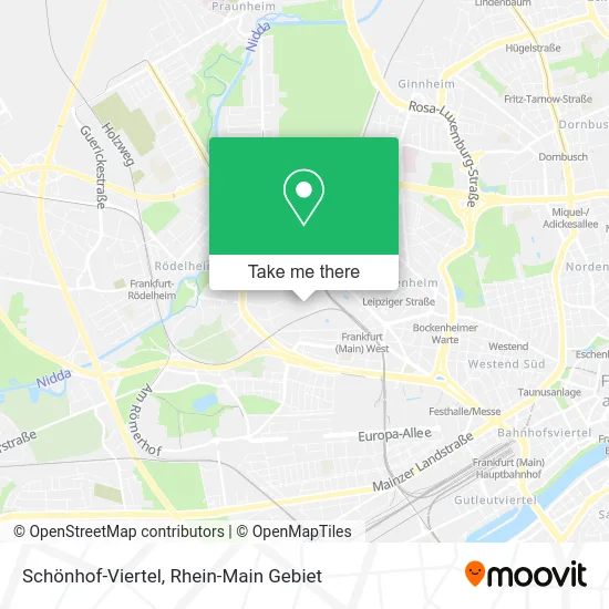 Карта Schönhof-Viertel