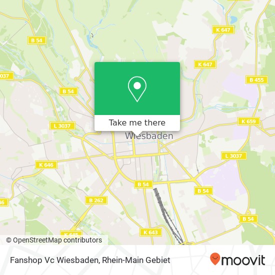 Карта Fanshop Vc Wiesbaden