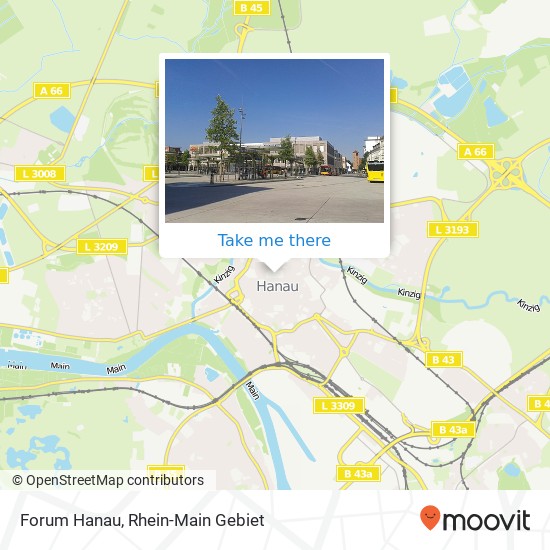 Forum Hanau map