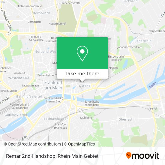 Карта Remar 2nd-Handshop