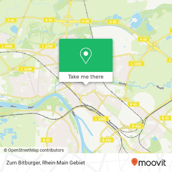 Карта Zum Bitburger