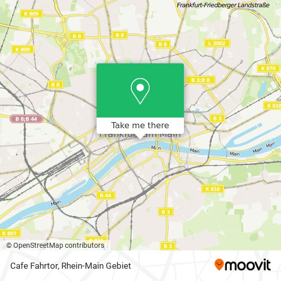 Cafe Fahrtor map
