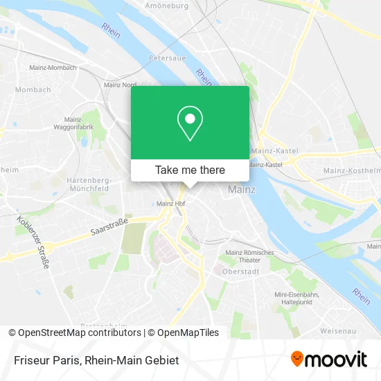 Карта Friseur Paris