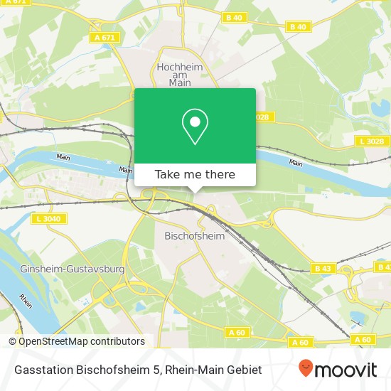 Gasstation Bischofsheim 5 map