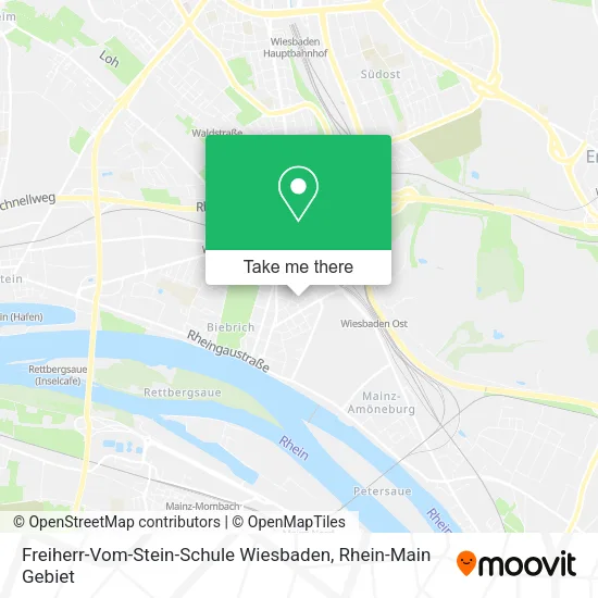 Карта Freiherr-Vom-Stein-Schule Wiesbaden