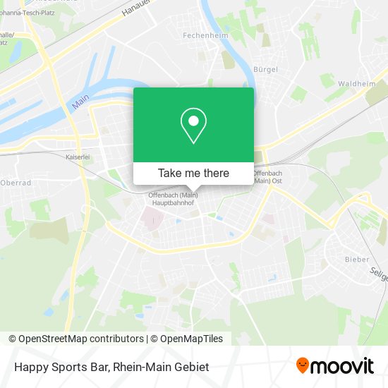 Happy Sports Bar map