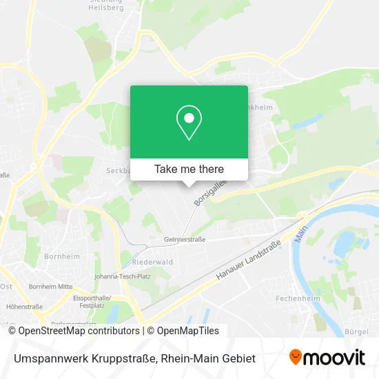 Карта Umspannwerk Kruppstraße