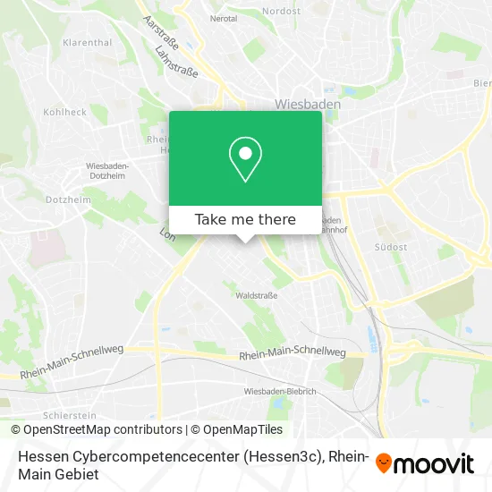 Карта Hessen Cybercompetencecenter (Hessen3c)